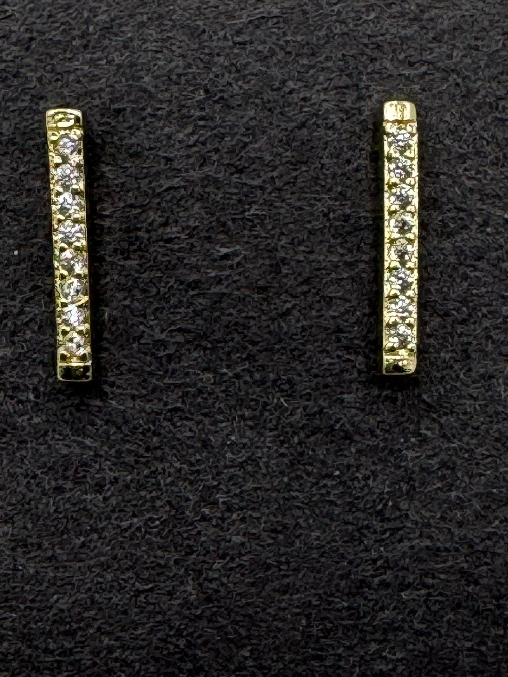 18k Bar Earrings